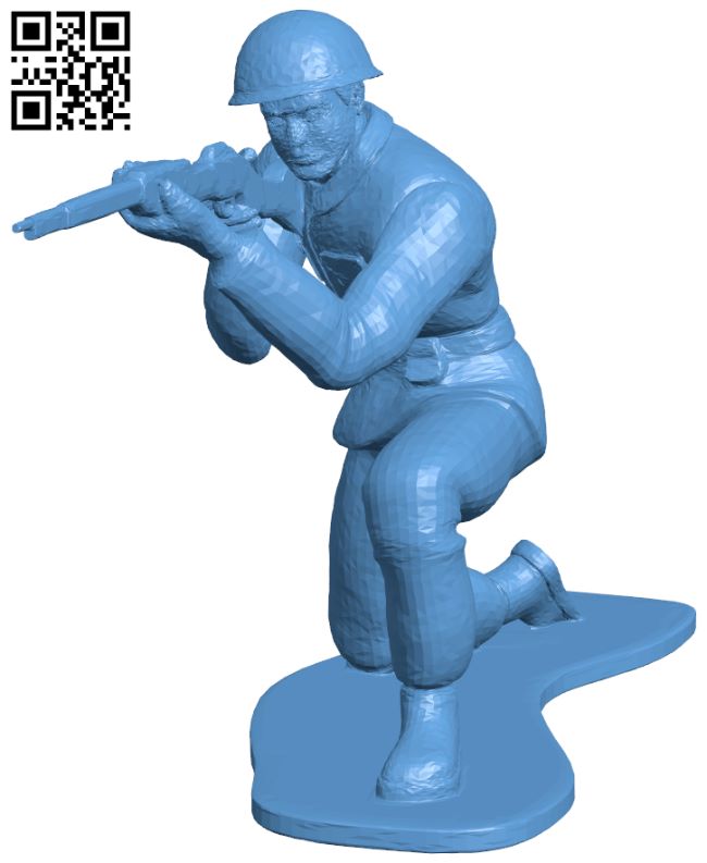 Sharpshooter Soldiers H007182 file stl free download 3D Model for CNC and 3d printer