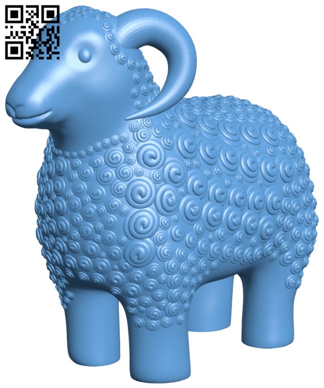 Sheep H007183 file stl free download 3D Model for CNC and 3d printer