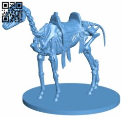 Skeleton Warhorse H007079 file stl free download 3D Model for CNC and 3d printer