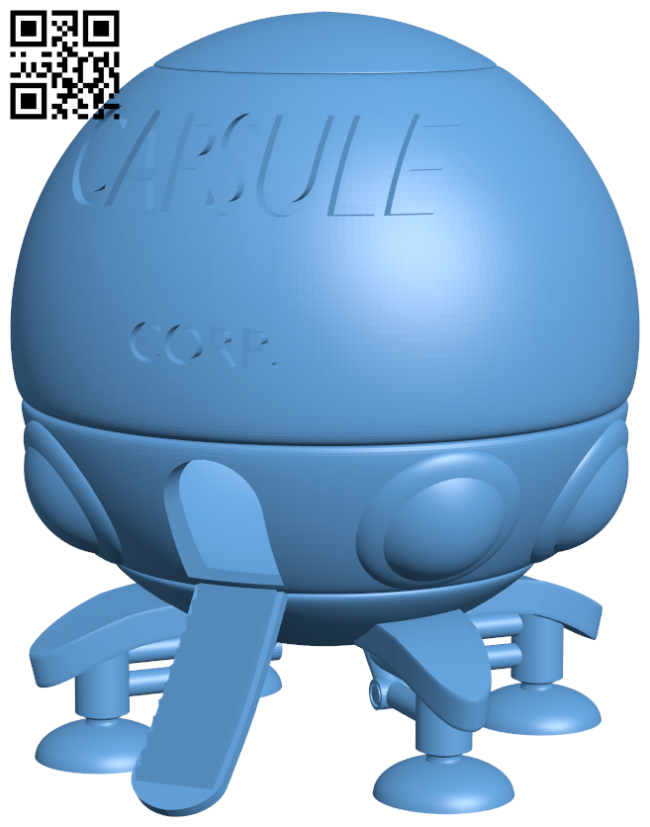 Small Ship - Dragon Ball H006634 file stl free download 3D Model for CNC and 3d printer