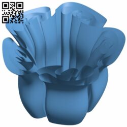 Small wave wavy vase H007022 file stl free download 3D Model for CNC and 3d printer