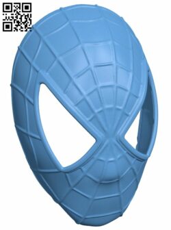 Spiderman Half Mask H007544 file stl free download 3D Model for CNC and 3d printer