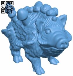 Spore Boar H007186 file stl free download 3D Model for CNC and 3d printer
