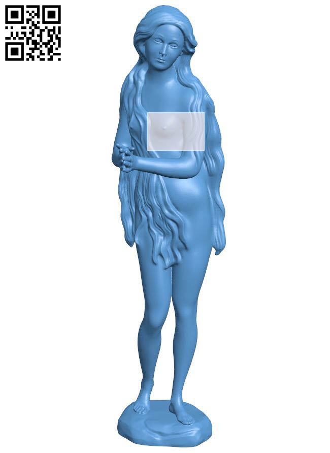 St. Mary Magdalene at The Louvre, Paris H007493 file stl free download 3D Model for CNC and 3d printer