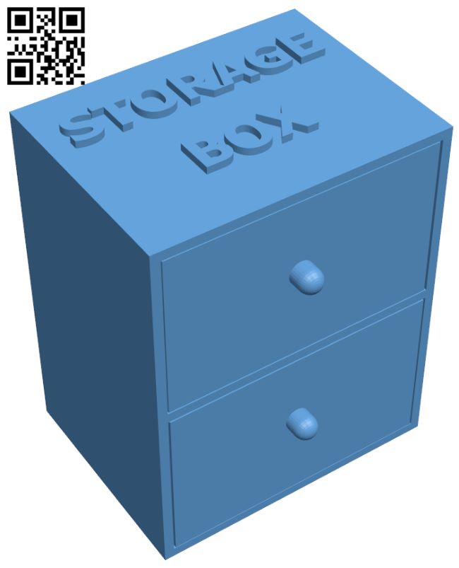 Storage box H006964 file stl free download 3D Model for CNC and 3d printer