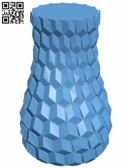 Stretched honeycomb vase H007030 file stl free download 3D Model for CNC and 3d printer