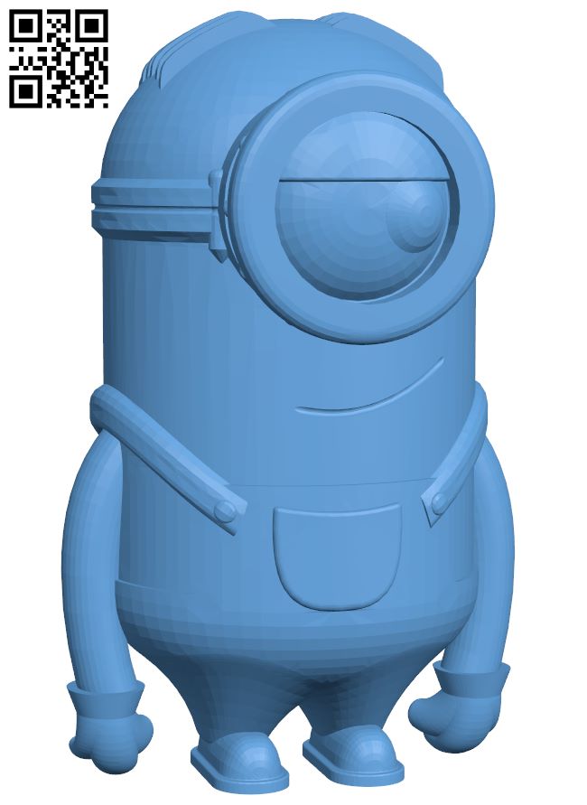 Stuart - Minion Movie H007496 file stl free download 3D Model for CNC and 3d printer