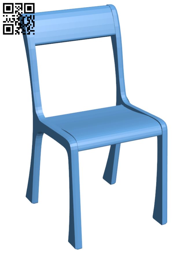 Stylish chair H006905 file stl free download 3D Model for CNC and 3d printer