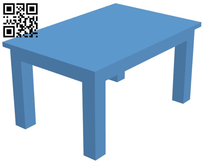 Table H007197 file stl free download 3D Model for CNC and 3d printer