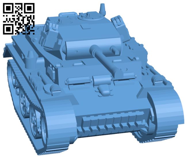 Tank H006840 file stl free download 3D Model for CNC and 3d printer