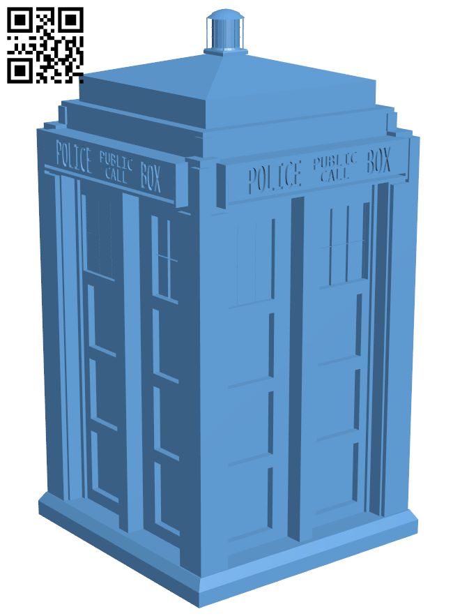 Tardis ship H007334 file stl free download 3D Model for CNC and 3d printer