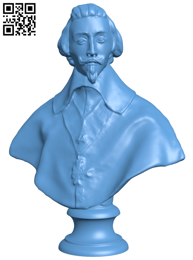 The Cardinal Richelieu H006695 file stl free download 3D Model for CNC and 3d printer