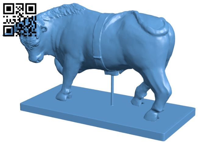 The black bull H006908 file stl free download 3D Model for CNC and 3d printer