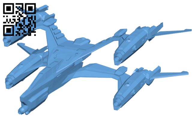 Thunderbolt Starfury H007502 file stl free download 3D Model for CNC and 3d printer