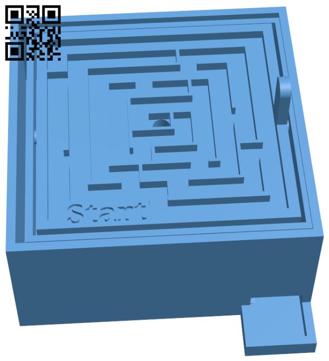 Tilt Maze H006970 file stl free download 3D Model for CNC and 3d printer