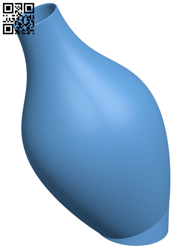 Tilt Vase H007085 file stl free download 3D Model for CNC and 3d printer