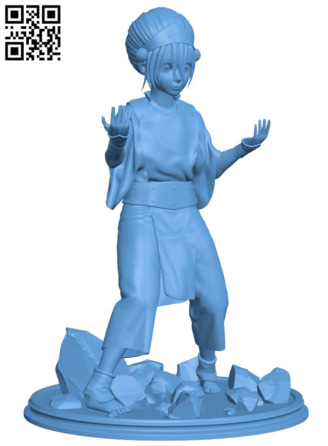 Toph Beifong H007202 file stl free download 3D Model for CNC and 3d printer