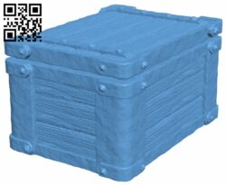 Treasure chest box bin H006846 file stl free download 3D Model for CNC and 3d printer