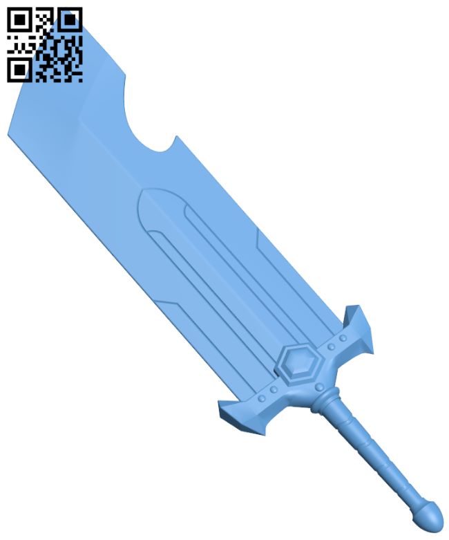 Trollhunters sword of daylight H006848 file stl free download 3D Model for CNC and 3d printer