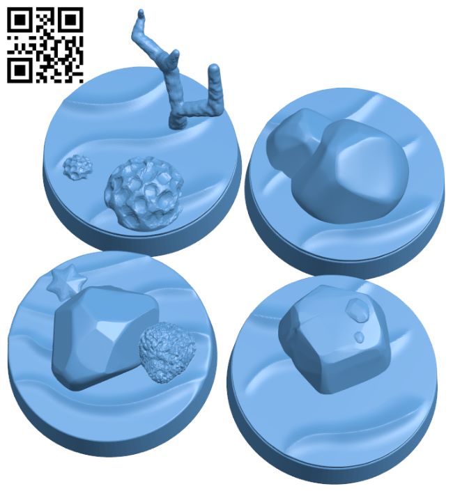Underwater bases H007035 file stl free download 3D Model for CNC and 3d printer