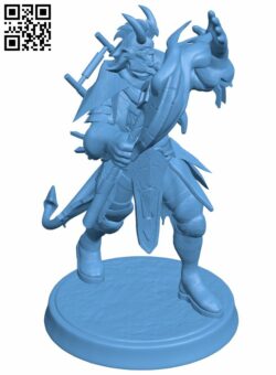 Valrath Fire Knight H006851 file stl free download 3D Model for CNC and 3d printer
