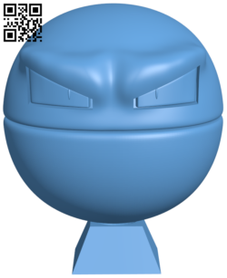 Voltorb – Pokemon H006701 file stl free download 3D Model for CNC and 3d printer