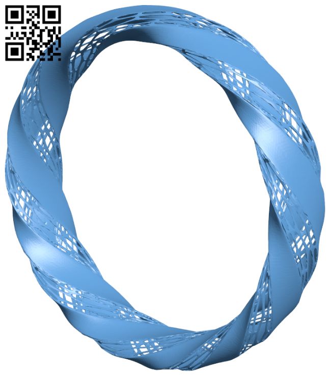 Voronoi ring H006915 file stl free download 3D Model for CNC and 3d printer