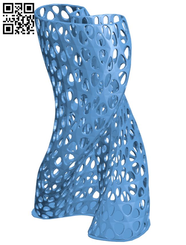 Voronoi vase H007511 file stl free download 3D Model for CNC and 3d printer