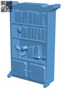 Wizard’s Shelf H006976 file stl free download 3D Model for CNC and 3d printer