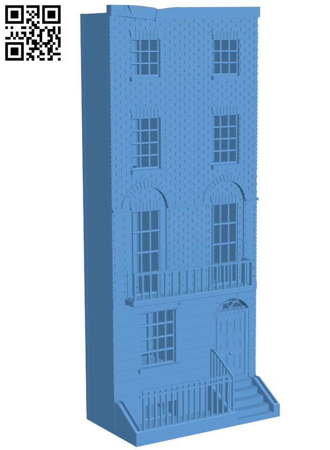 12 Grimmauld Place H008181 file stl free download 3D Model for CNC and 3d printer