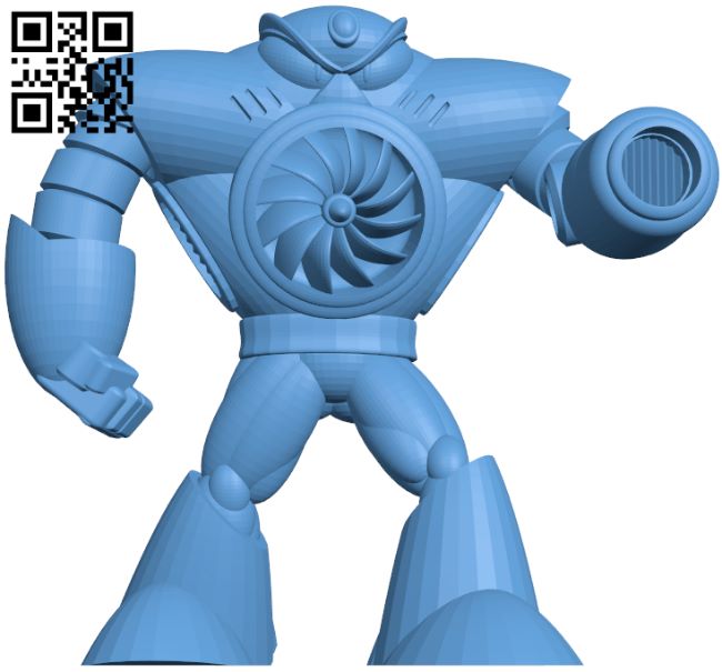 Airman - Megaman H008064 file stl free download 3D Model for CNC and 3d printer