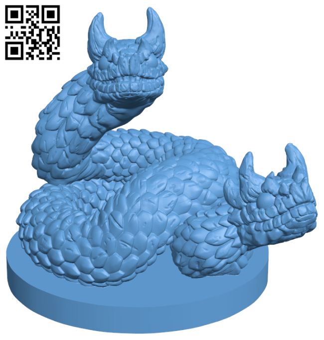 Amphisbaena H007608 file stl free download 3D Model for CNC and 3d printer
