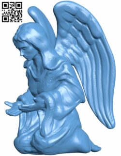 Angel sculpture H007826 file stl free download 3D Model for CNC and 3d printer