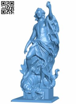 Apollo defeating the python at the Louvre, Paris H007941 file stl free download 3D Model for CNC and 3d printer