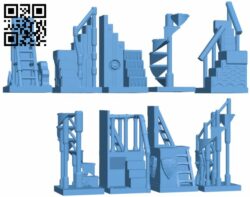 Arcane Minis Ship Staircases H007942 file stl free download 3D Model for CNC and 3d printer