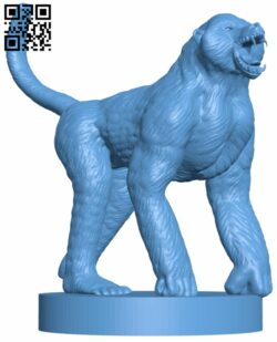 Baboon – Monkey H007704 file stl free download 3D Model for CNC and 3d printer
