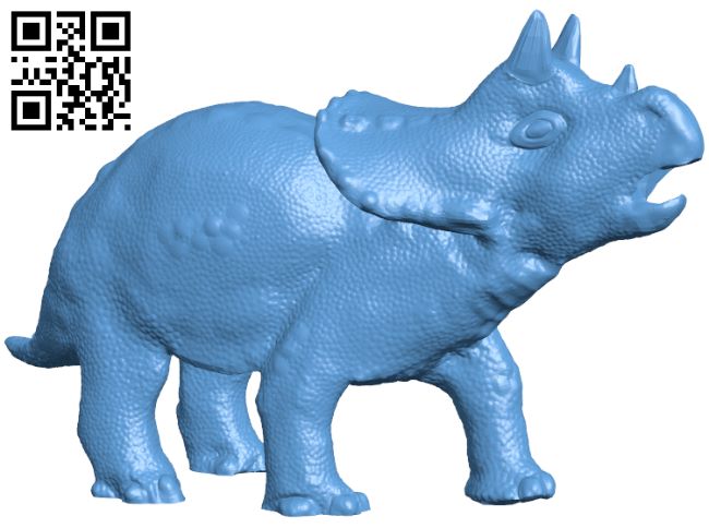 Baby Triceratops - Dinosaur H007831 file stl free download 3D Model for CNC and 3d printer