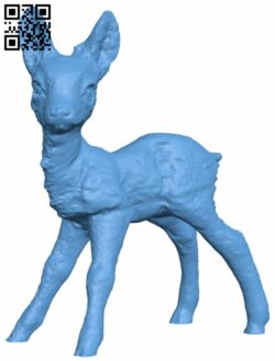 Bambi deer H007883 file stl free download 3D Model for CNC and 3d printer