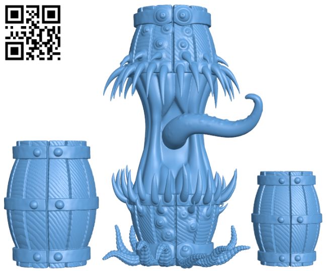 Barrels and Mimic H008005 file stl free download 3D Model for CNC and 3d printer