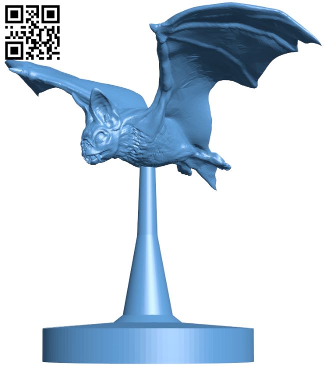 Bat H007707 file stl free download 3D Model for CNC and 3d printer