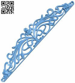 Bed frame pattern T0000891 download free stl files 3d model for CNC wood carving