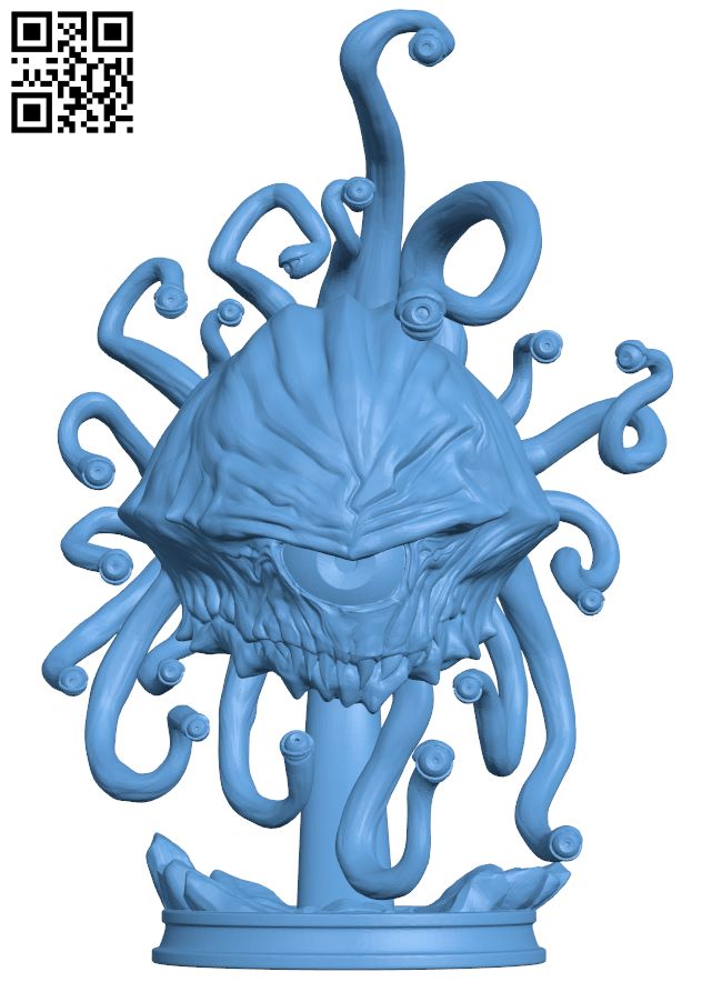 Beholder - Xazax The Eyemonger H008423 file stl free download 3D Model for CNC and 3d printer