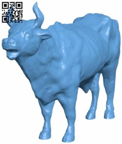 Bellowing bull H007885 file stl free download 3D Model for CNC and 3d printer