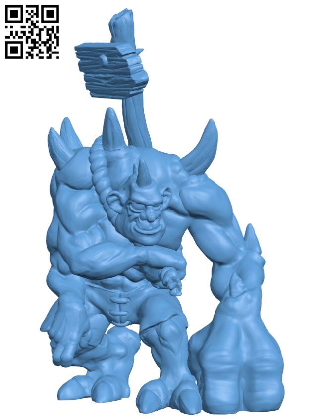 Big Mutant H008371 file stl free download 3D Model for CNC and 3d printer