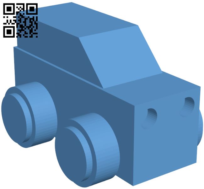 Bloc car H008068 file stl free download 3D Model for CNC and 3d printer