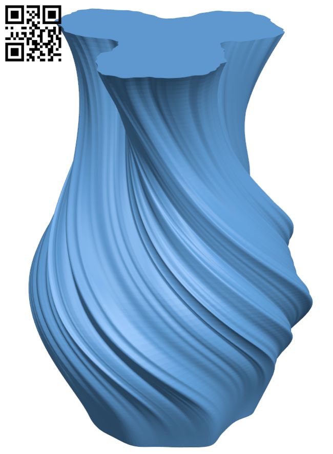 Blossom vase H007648 file stl free download 3D Model for CNC and 3d printer
