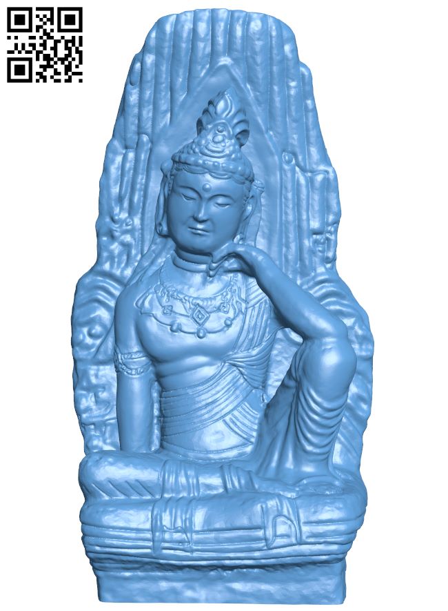 Bodhisattva Avalokitesvara Potalaka at The Guimet Museum, Paris H008191 file stl free download 3D Model for CNC and 3d printer