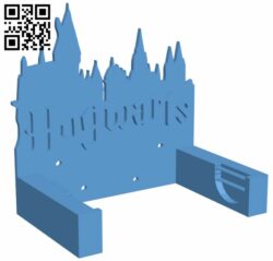 Bogwarts toilet roll holder H007837 file stl free download 3D Model for CNC and 3d printer