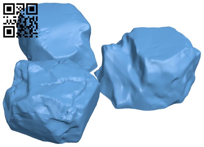 Boulders H008306 file stl free download 3D Model for CNC and 3d printer