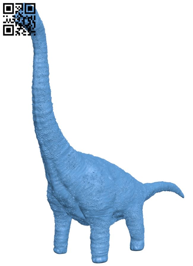 Brachiosaurus - Dinosaur H007839 file stl free download 3D Model for CNC and 3d printer